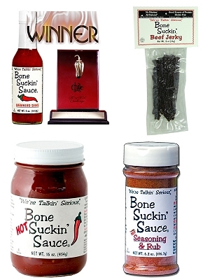 Bone Suckin' Sauce Hot & Spicy Gift